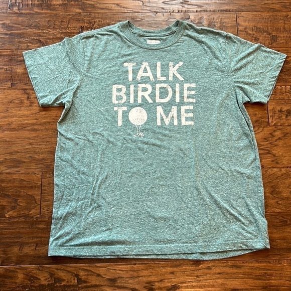 State of Mine TALK BIRDIE to ME Men’s t-shirt XL green - Picture 1 of 5